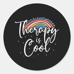 Adesivo Redondo Terapias Mente Estabilidade Sensibilização