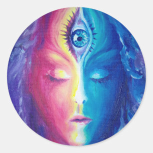 Adesivo Redondo Terceiro olho