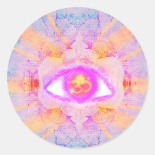 Adesivo Redondo terceiro olho