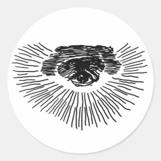Adesivo Redondo Terceiro Olho