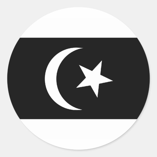 Adesivo Redondo Terengganu, Malásia (Frente)