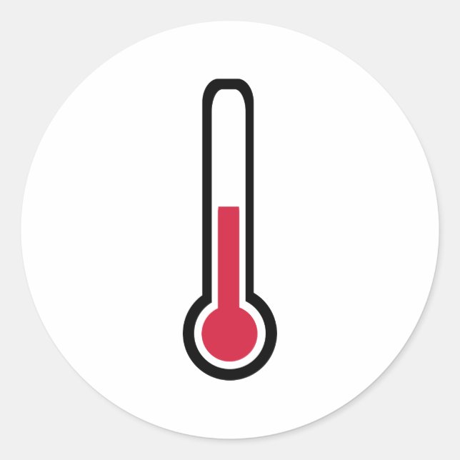 Adesivo Redondo Termômetro (Frente)