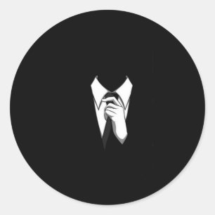 Adesivo Redondo Terno e laço anónimos