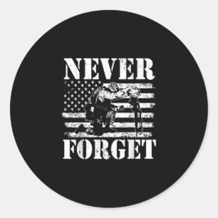 Adesivo Redondo Terra De Liberdade Para A América Por Causa Do Mem