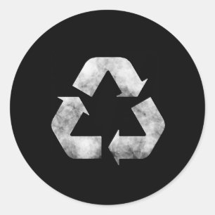 Adesivo Redondo Terra-dia-verde-reciclagem tudo-reciclador