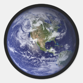 Adesivo Redondo Terra estelar