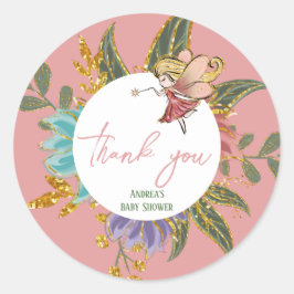 Adesivo Redondo Terra Mágica da Pequena Fada Doce