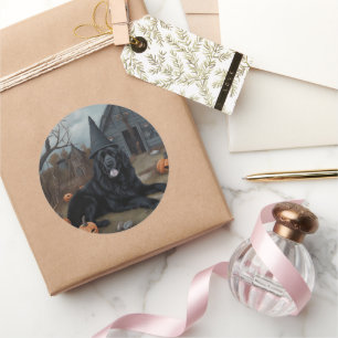 Adesivo Redondo Terra Nova Pumpkins Halloween Scary