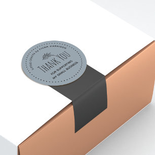 Adesivo Redondo Terra Obrigado Por Apoiar A Minha Pequena Empresa