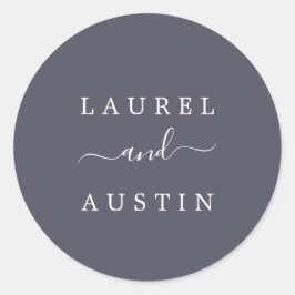 Adesivo Redondo Terra russa | Focos De Envelope De Casamento Roxo