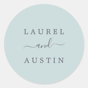 Adesivo Redondo Terra Rústica  Selos De Envelopes De Casamento De