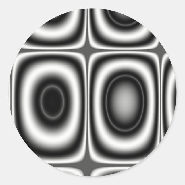 Adesivo Redondo Terra Sete - Fractal (Frente)