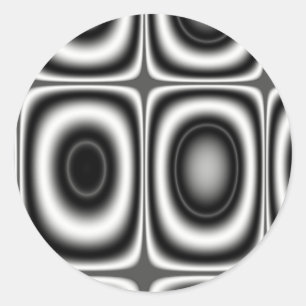 Adesivo Redondo Terra Sete - Fractal