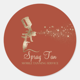 Adesivo Redondo Terracotta Air Brussel Dourado Salon Mobile Spray 