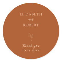 Terracotta Simple, Casamento Laranja Queimado