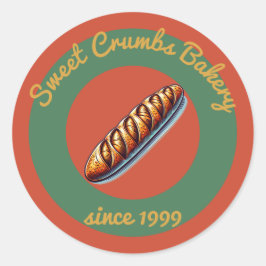 Adesivo Redondo Terracotta, Verde, Amarelo de mostarda