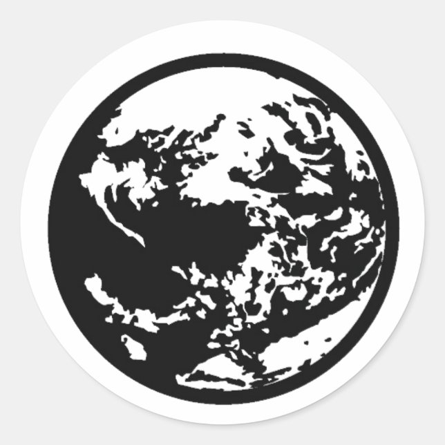 Adesivo Redondo TerraMãe (Frente)