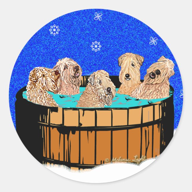 ADESIVO REDONDO TERREIROS DE WHEATEN NO TUB QUENTE (Frente)