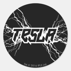 Adesivo Redondo Tesla