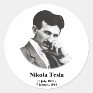 Adesivo Redondo Tesla novo