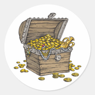 Adesivo Redondo tesouro