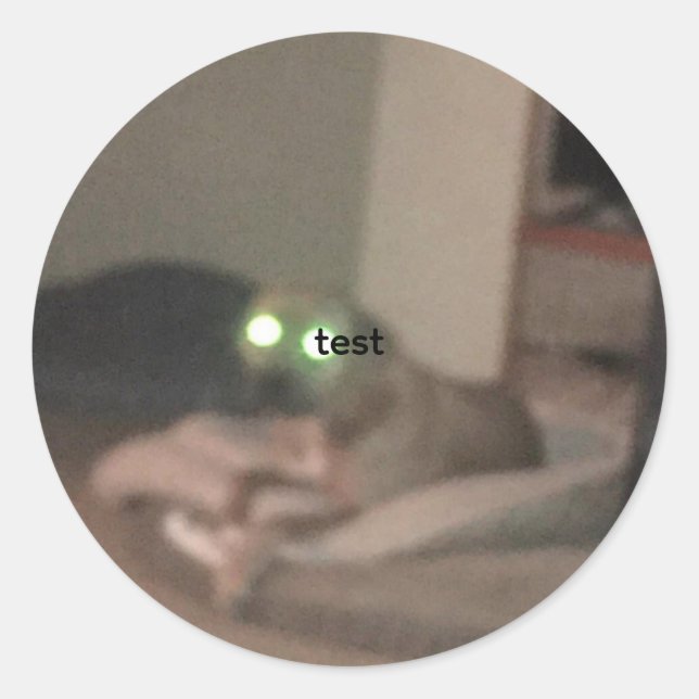 Adesivo Redondo test (Frente)