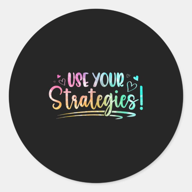 Adesivo Redondo Test Day State Testing Exam Teacher Student Motiva (Frente)