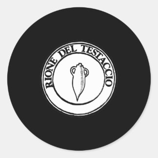 Adesivo Redondo Testaccio District - Symbol Of The Districts Of Ro