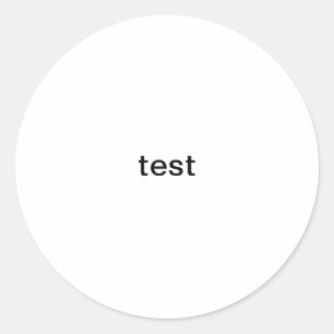 Adesivo Redondo teste