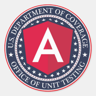 Adesivo Redondo Teste do Office of Unit