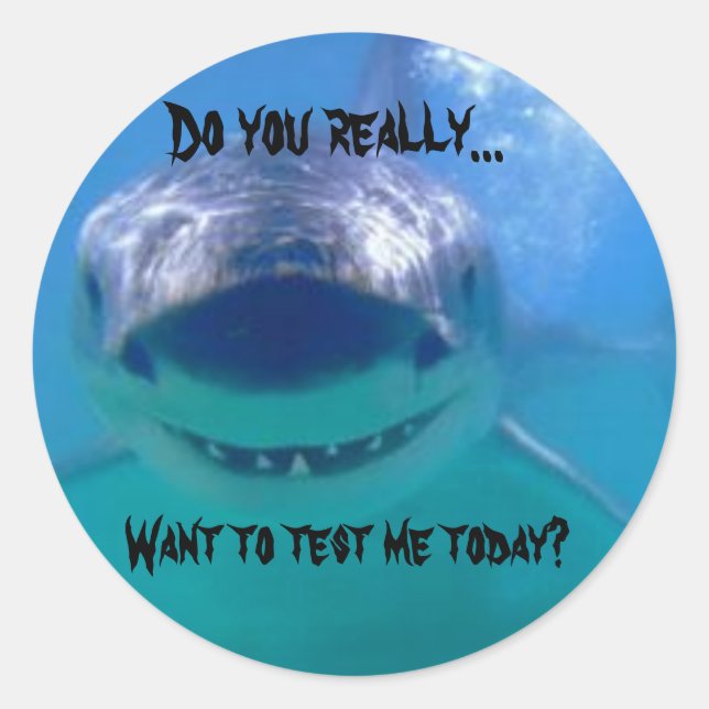 Adesivo Redondo Teste-me (Frente)