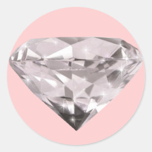Adesivo Redondo teste padrão dado forma dos diamantes