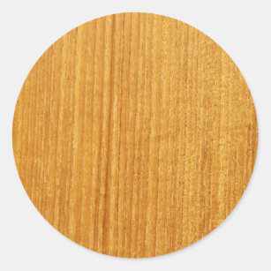 Adesivo Redondo Teste padrão de madeira da grão