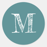 Teto Inicial do Monograma de Script Moderno