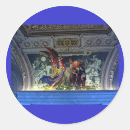 Adesivo Redondo Teto no Museu do Vaticano em Roma