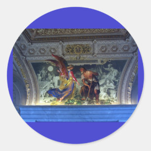 Adesivo Redondo Teto no Museu do Vaticano em Roma