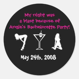 Adesivo Redondo Teve uma explosão com a noiva