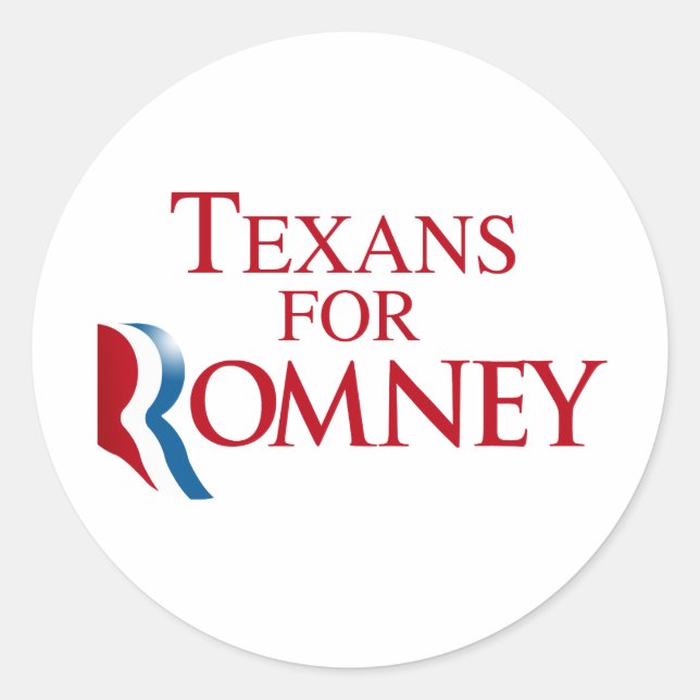 Adesivo Redondo TEXANS PARA ROMNEY.png (Frente)
