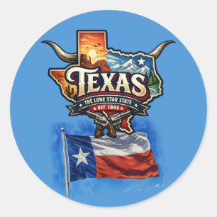 ADESIVO REDONDO TEXAS