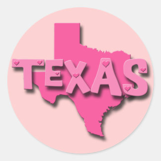 ADESIVO REDONDO TEXAS DE ROSA