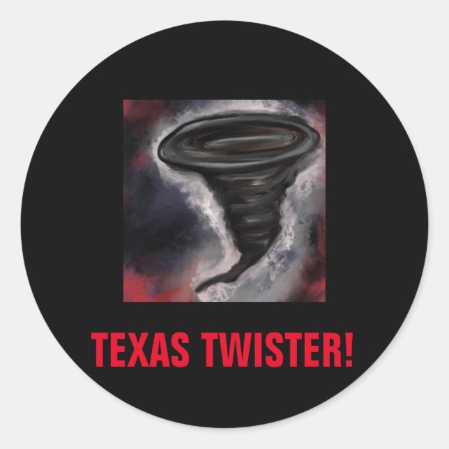 ADESIVO REDONDO TEXAS TWISTER (Frente)