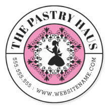 Texto Curvo de Silhueta Baker Elegante