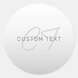 Adesivo Redondo Texto editável para Empresas, Saudação ou Nome