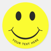 Texto para Adicionar Rosto Amarelo Feliz | Inferio