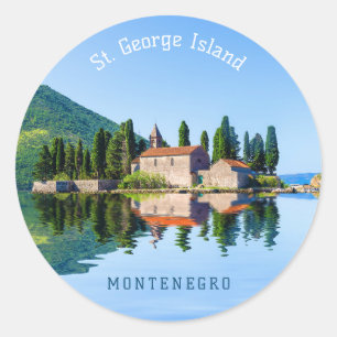 Adesivo Redondo Texto Personalizado Montenegro