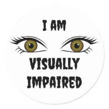 Texto personalizado Olhos fracos