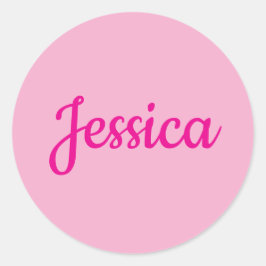 Adesivo Redondo Texto Personalizável legal