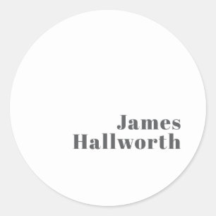 Adesivo Redondo Texto Retroativo Retroativo para na moda Editável