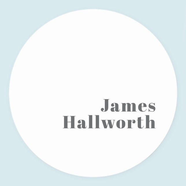 Adesivo Redondo Texto Retroativo Retroativo para na moda Editável  (Criador carregado)