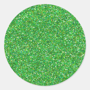 Adesivo Redondo Textura brilhante verde